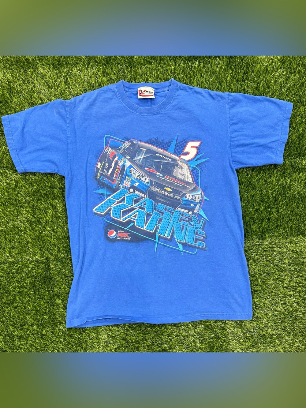 Chase Authentics Kasey Kahne #5 Hendrick Motorsports Pepsi NASCAR T-Shirt Blue